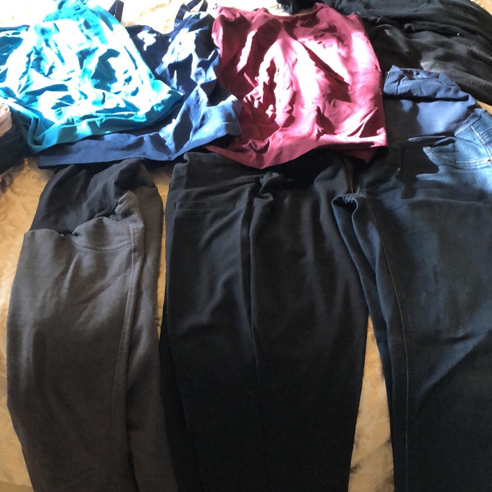 Maternity tanks,leggings,dress pants, skirt, jeans